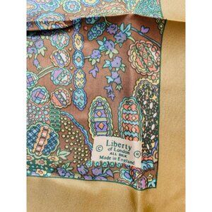 Vintage Liberty of London Silk Scarf with Original Packaging, New Old Stock
